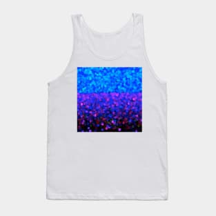 Glitter and Sparkle Blue Tank Top